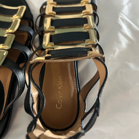 NWOT Calvin Klein Gladiator Sandals - Picture 5 of 7